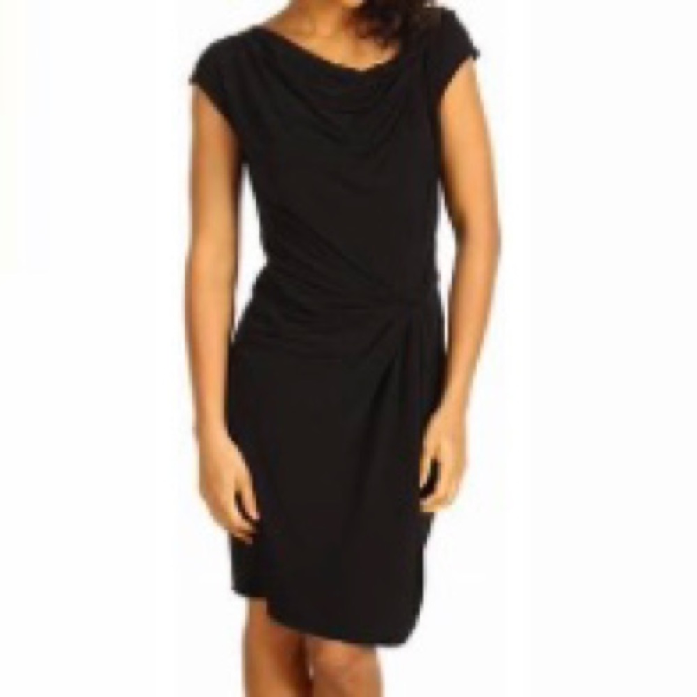 Michael Kors Blue Twist Front Dress Size Medium